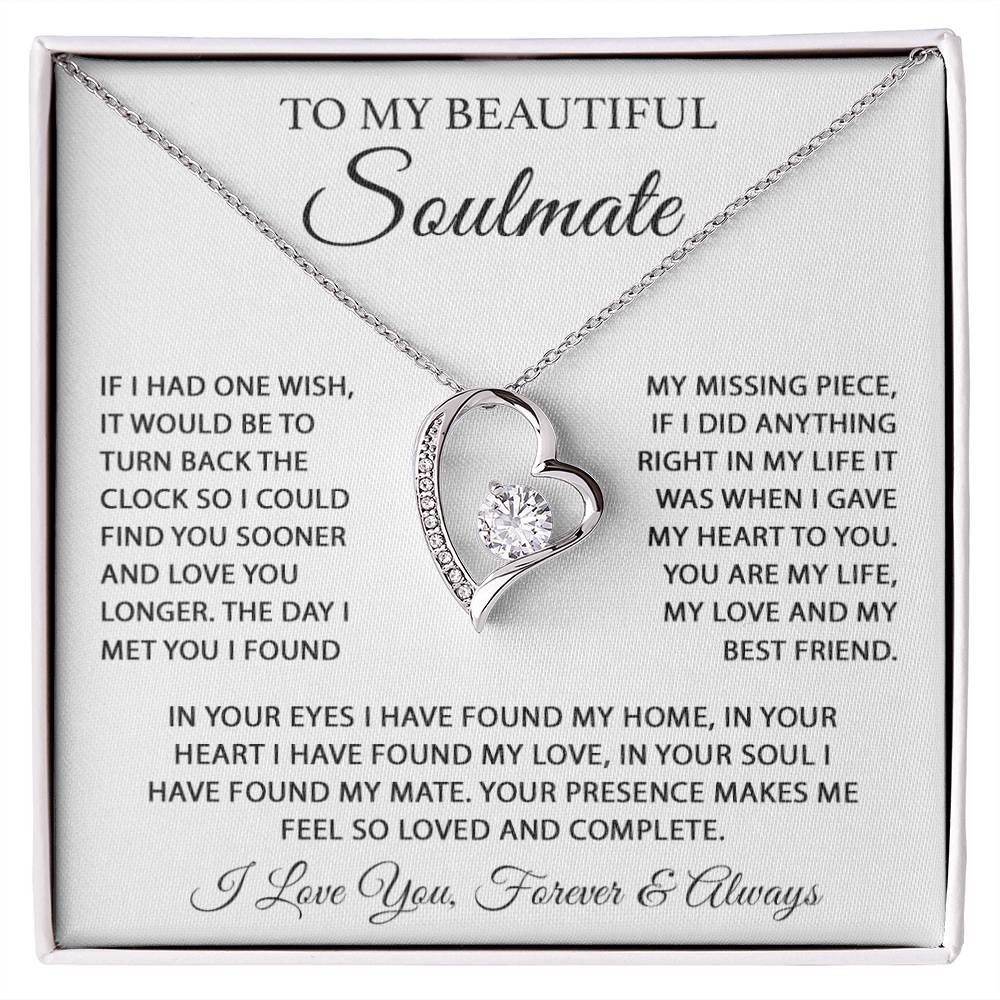 To My Soulmate Necklace, Gift For Girlfriend Wife, Birthday Gifts Christmas Gifts 4_11
