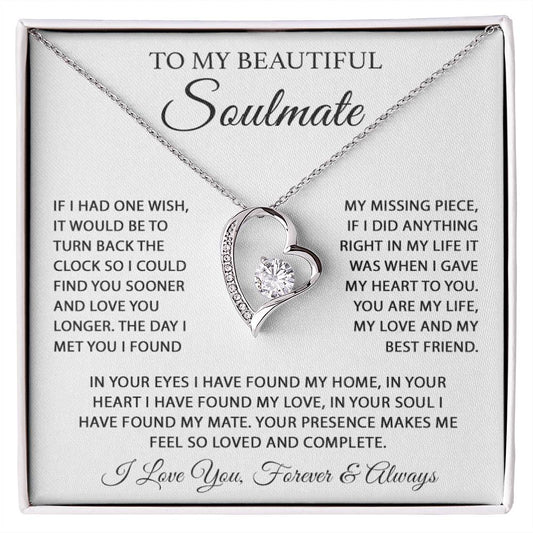 To My Soulmate Necklace, Gift For Girlfriend Wife, Birthday Gifts Christmas Gifts 4_11