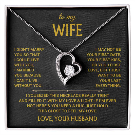 To My Wife Necklace, Christmas Gifts For Women, Anniversary Gift For Wife