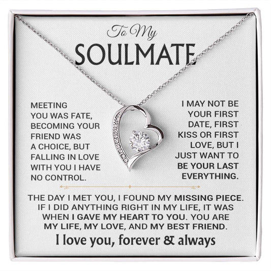 To My Soulmate Necklace, Soulmate Gift, Gift For Girlfriend, Valentines Gift 6_12