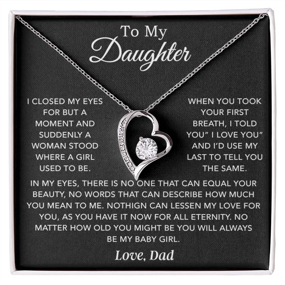 To My Daughter Necklace, Daughter Father Necklace, Daughter Gift From Dad 24_1