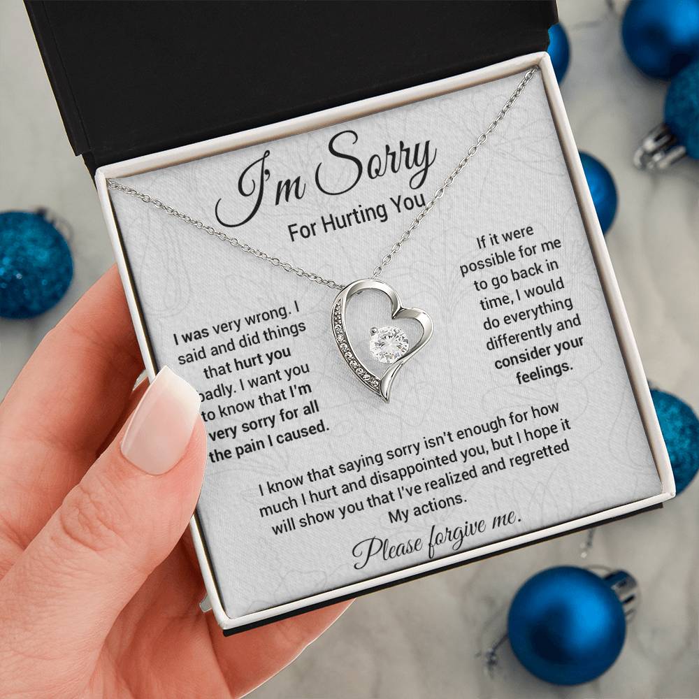 I'm Sorry Necklace Gifts, Apology Gifts For Her, Forgiveness Gift, Wife Gift 9_10