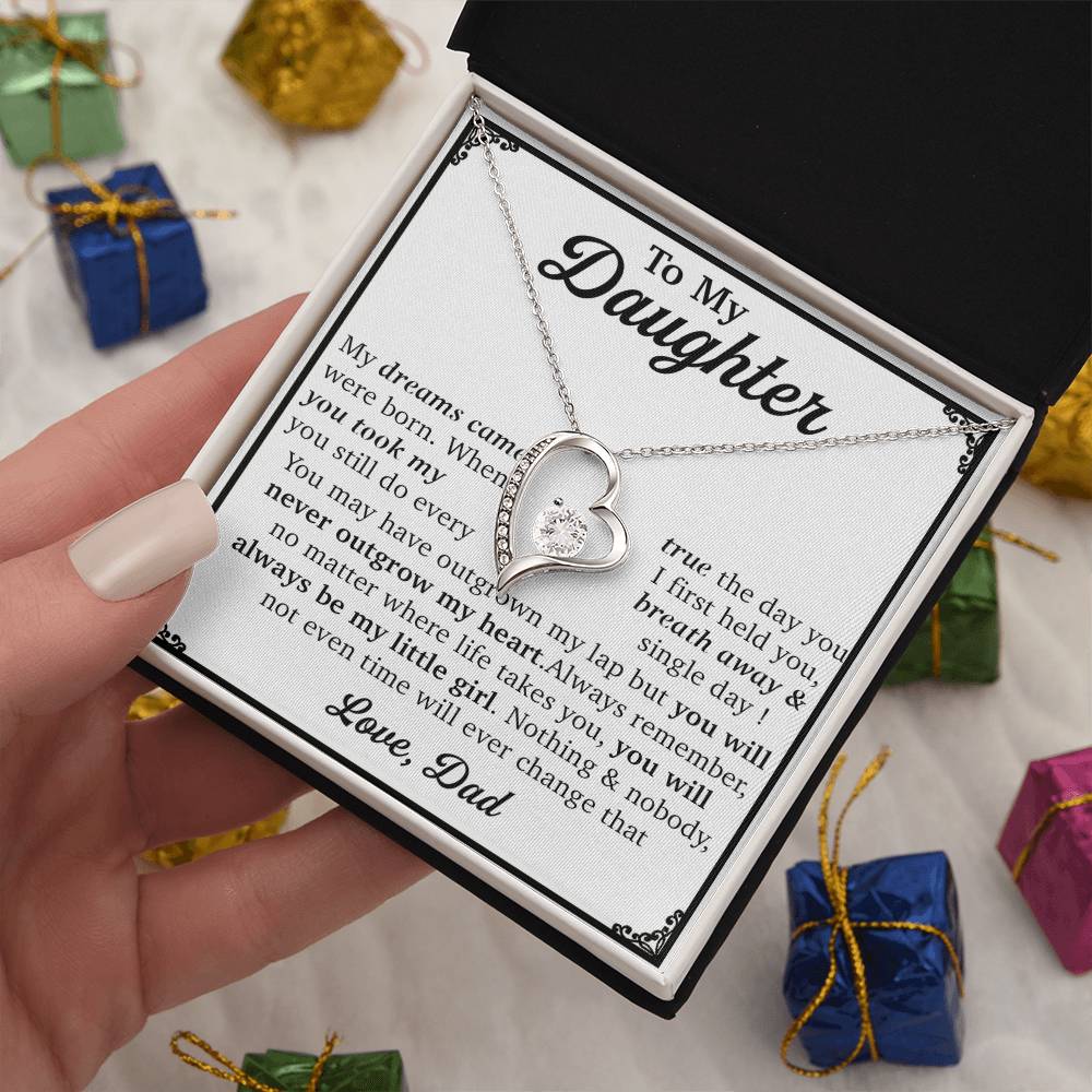 To My Daughter Necklace, Daughter Father Necklace, Daughter Gift From Dad 16_11