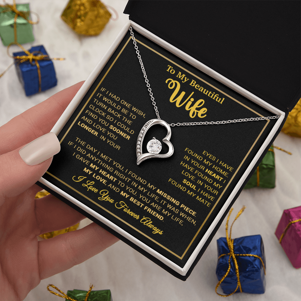 To My Wife Necklace, Gift For Wife, Anniversary Gift For Wife, Christmas Gift 27_9