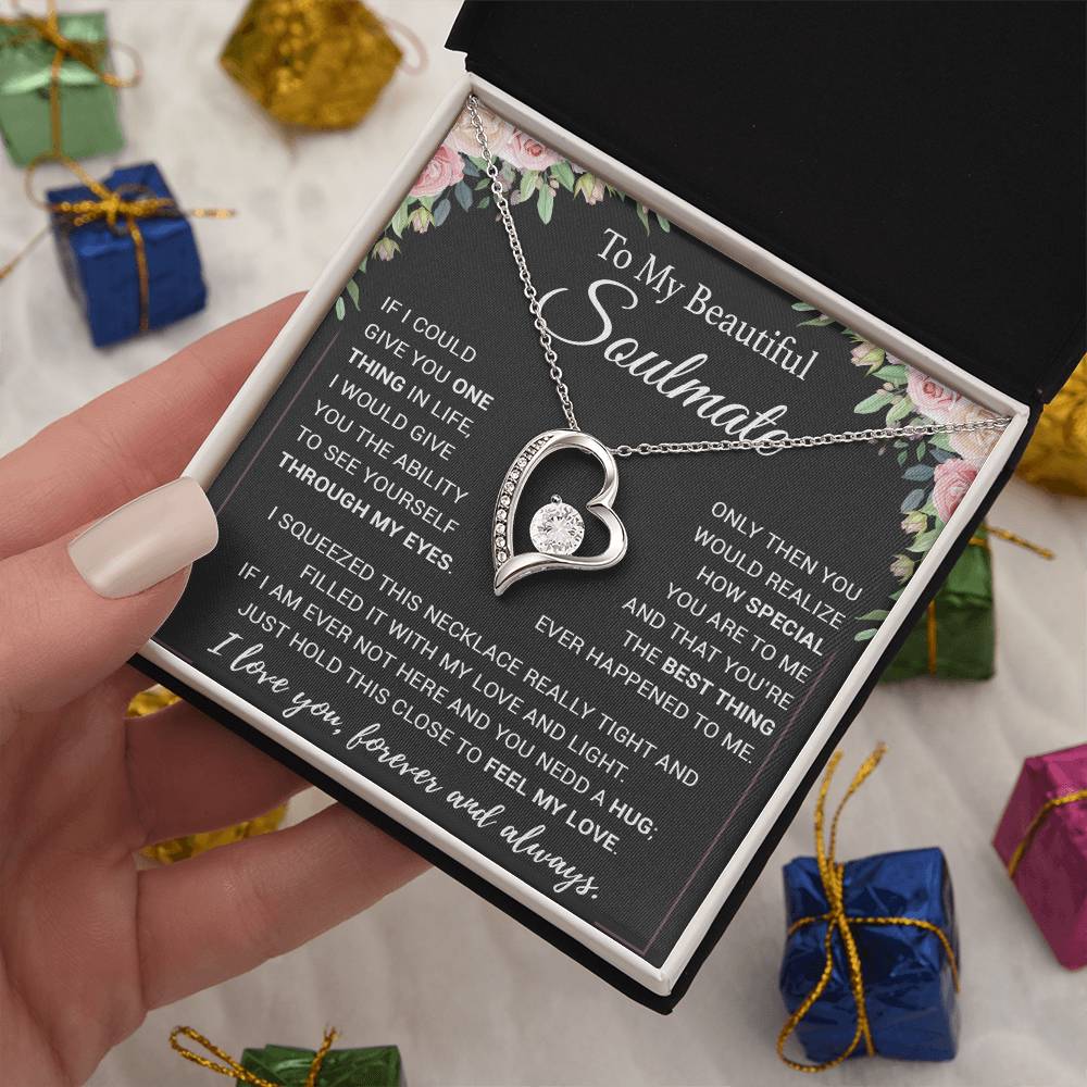 To My Soulmate Necklace, Birthday Gifts For Her, Christmas Gift For Soulmate 20_11