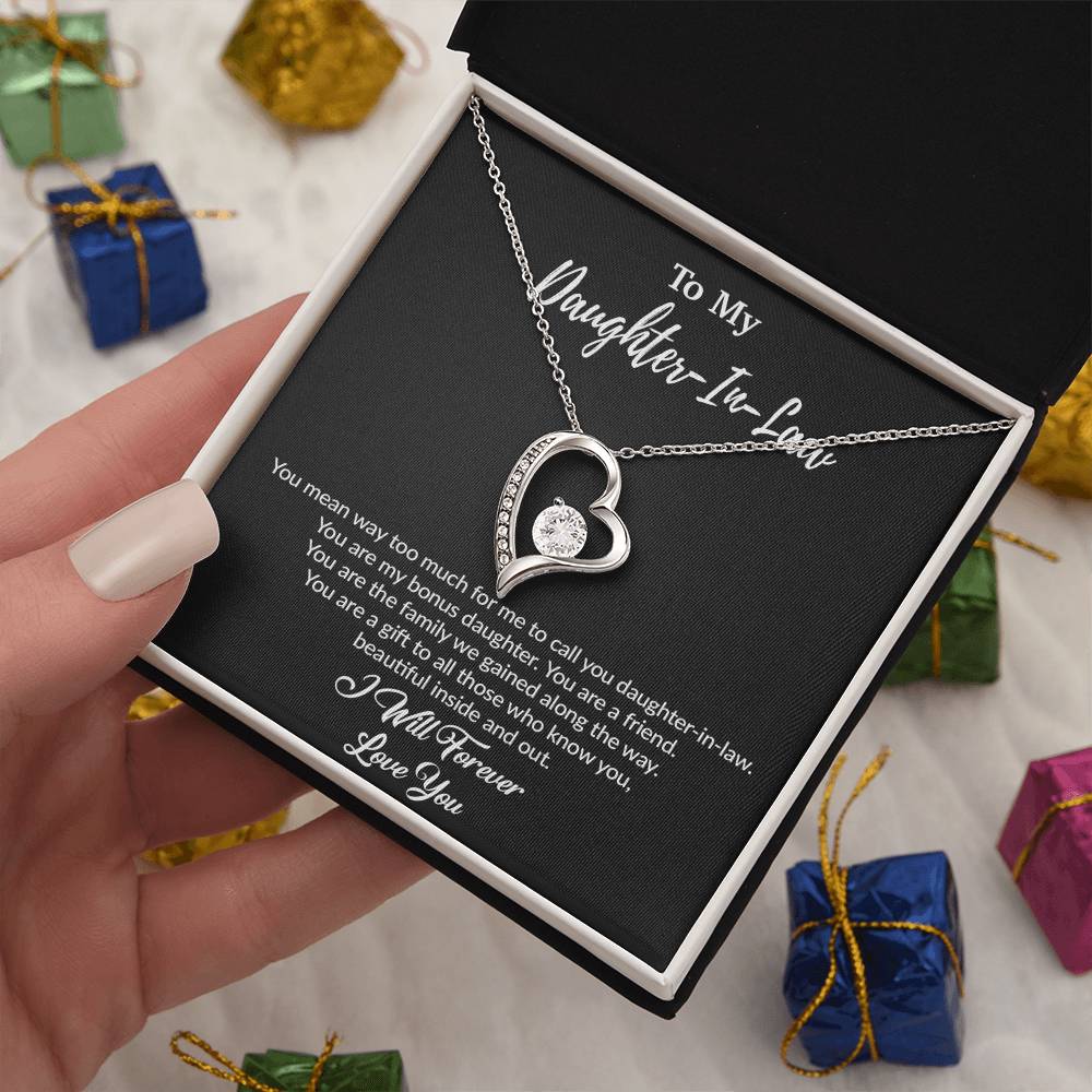 To My Daughter-In-Law Necklace, Gift For Daughter In Law, Daughter In Law Gift