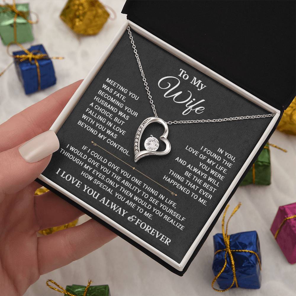 To My Wife Necklace, Gift For Wife, Anniversary Gift,Christmas Gift 7_10