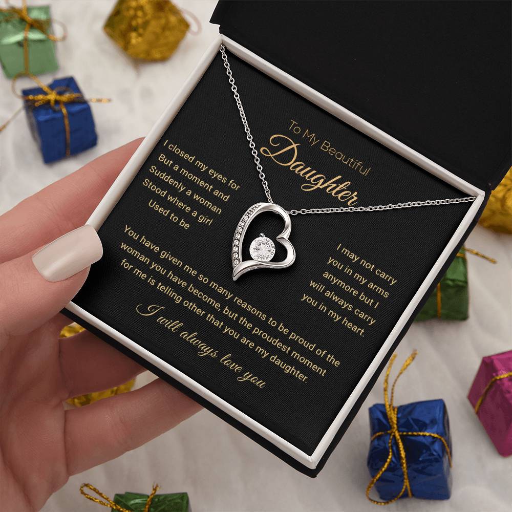 To My Daughter Necklace, Daughter Gift from Dad, Mom, Daughter Birthday Gift, Christmas Gift for Her 29_11