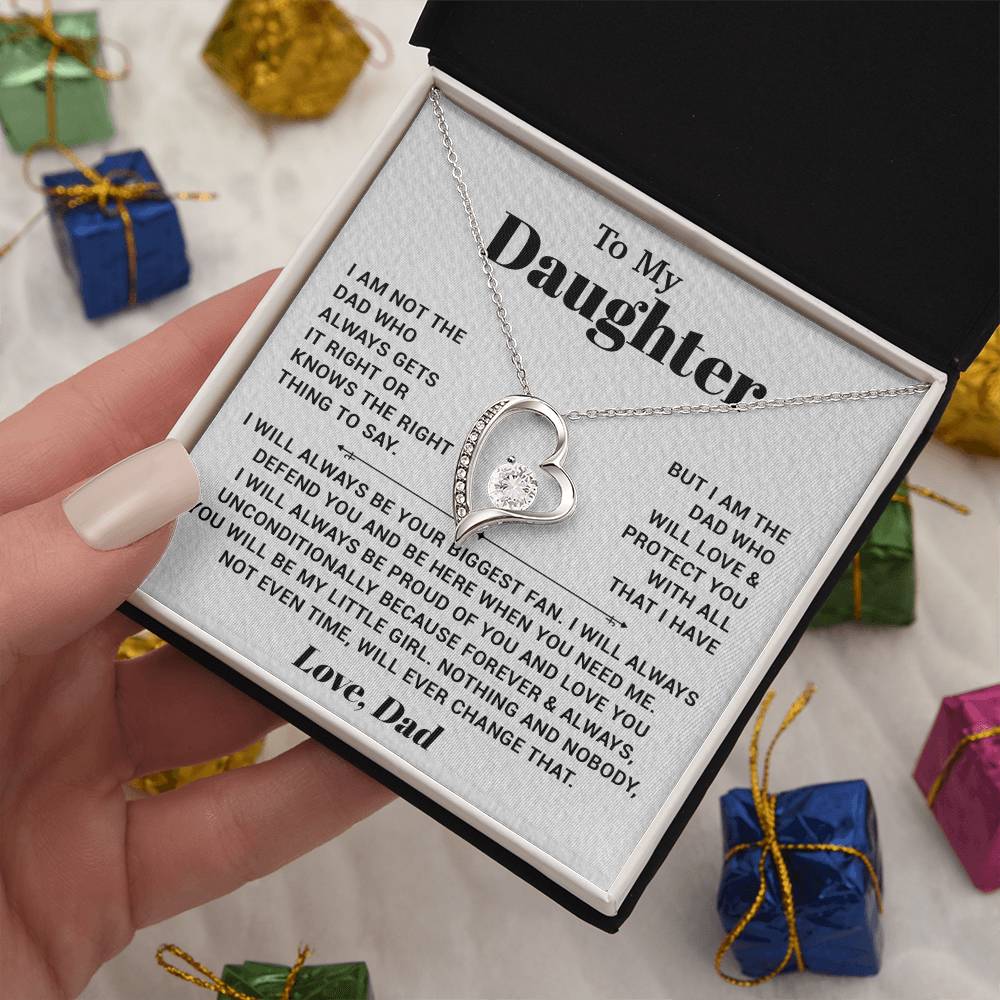 To My Daughter Necklace, Gift for Daughter from Dad, Father Daughter Necklace 4_10
