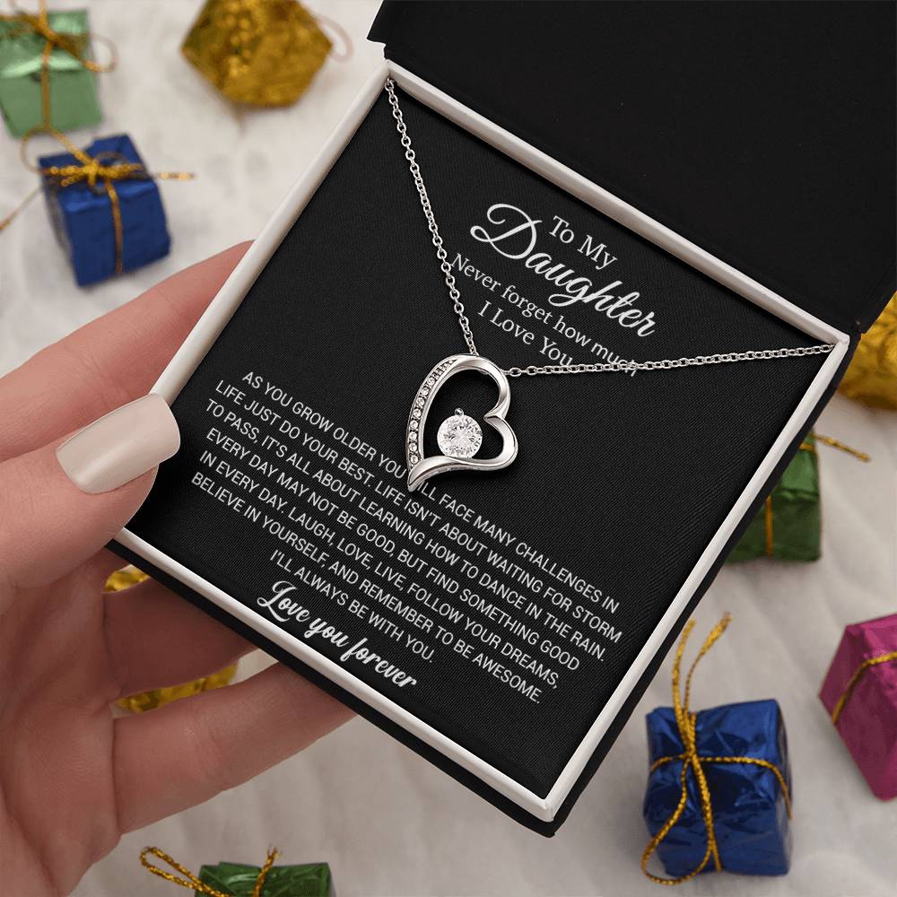 To My Daughter Necklace, Daughter Mother Necklace, Daughter Gift From Mom 9_12