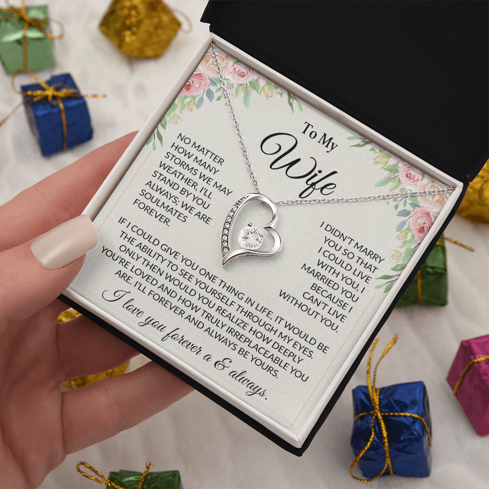 To My Wife Necklace, Christmas Gifts For Women, Anniversary Gift For Wife 18_10