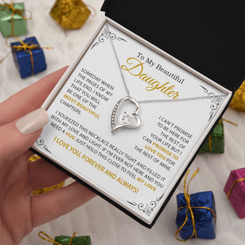 To My Daughter Necklace, Mother Daughter Gifts, Daughter Necklace, Dad Daughter Gift