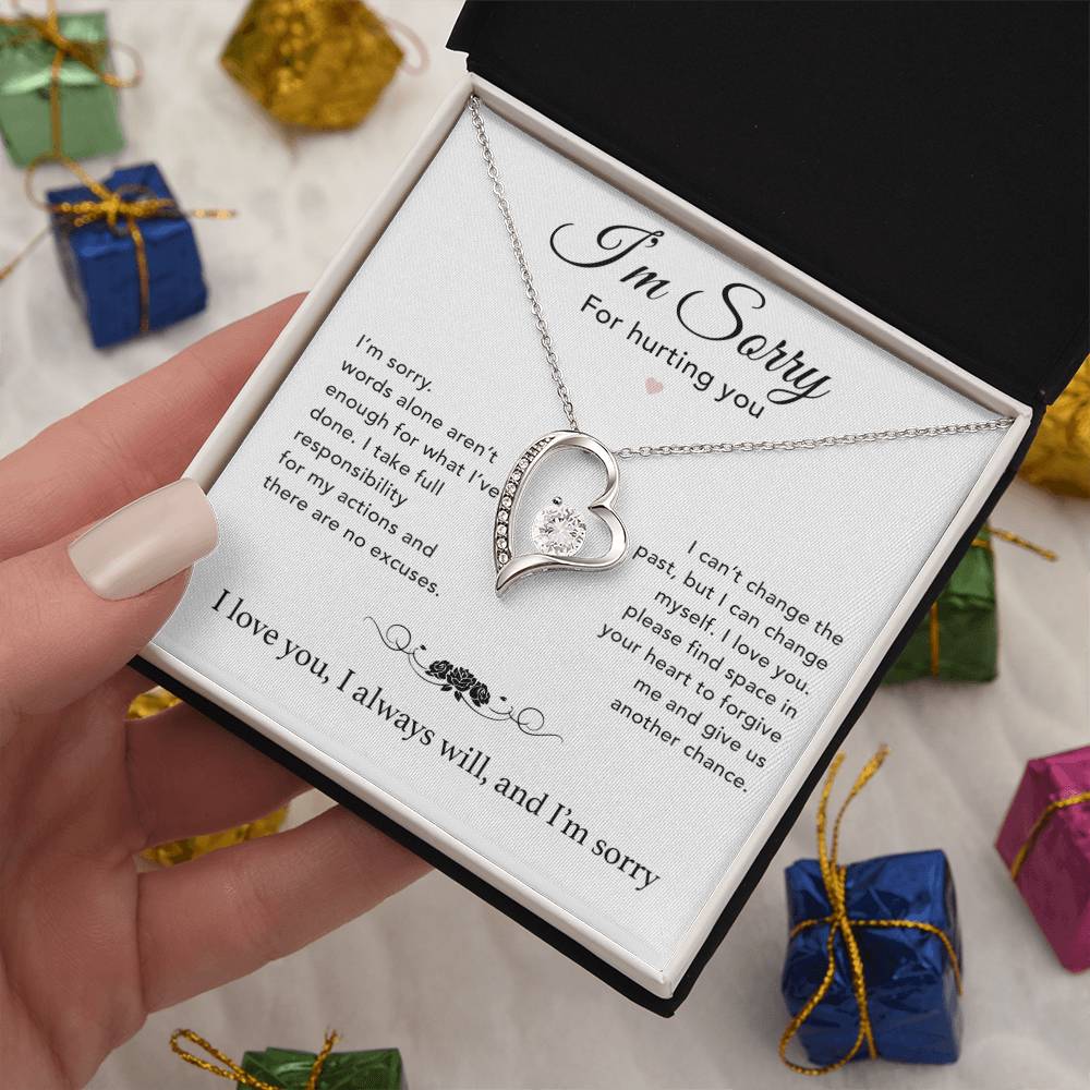 I'm Sorry Necklace Gifts, Apology Gifts For Her, Forgiveness Gift, Wife Gift 7_12