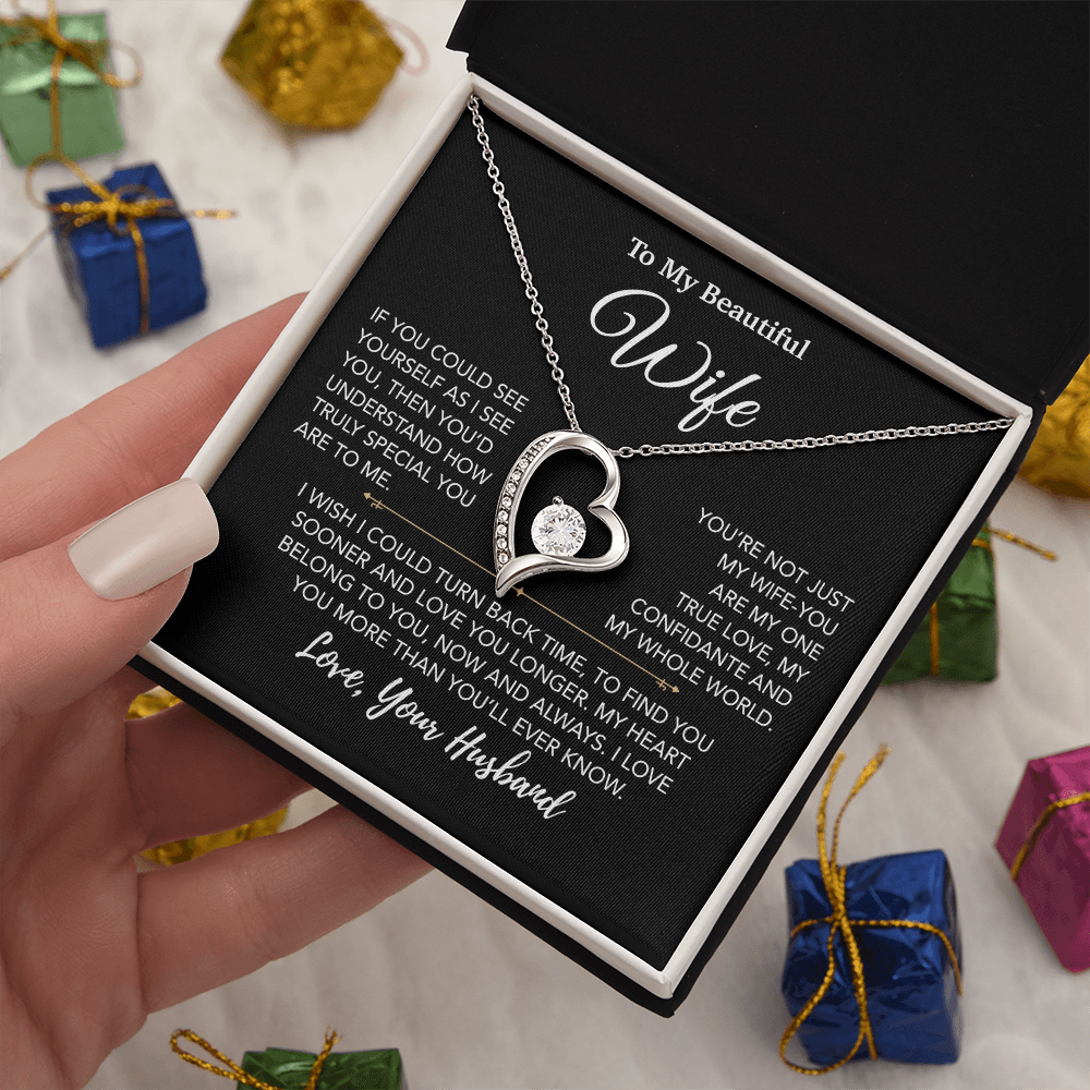 To My Wife Necklace, Vanlentines Gifts For Women, Anniversary Gift For Wife 28_12