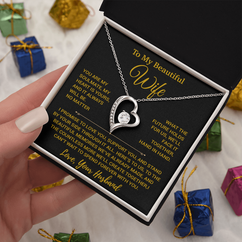 To My Wife Necklace, Vanlentines Gifts For Women, Anniversary Gift For Wife 29_12_