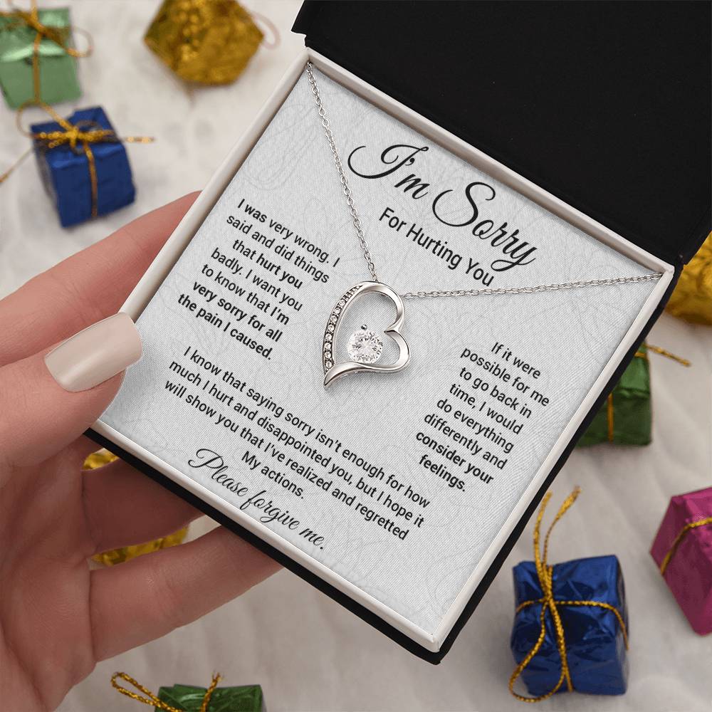 I'm Sorry Necklace Gifts, Apology Gifts For Her, Forgiveness Gift, Wife Gift 9_10