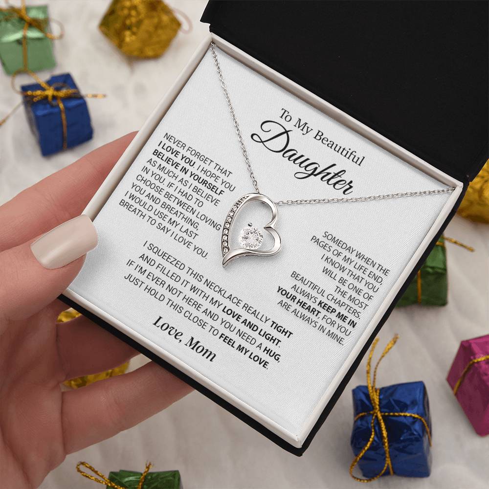 To My Daughter Necklace, Daughter Mother Necklace, Daughter Gift From Mom 14_11
