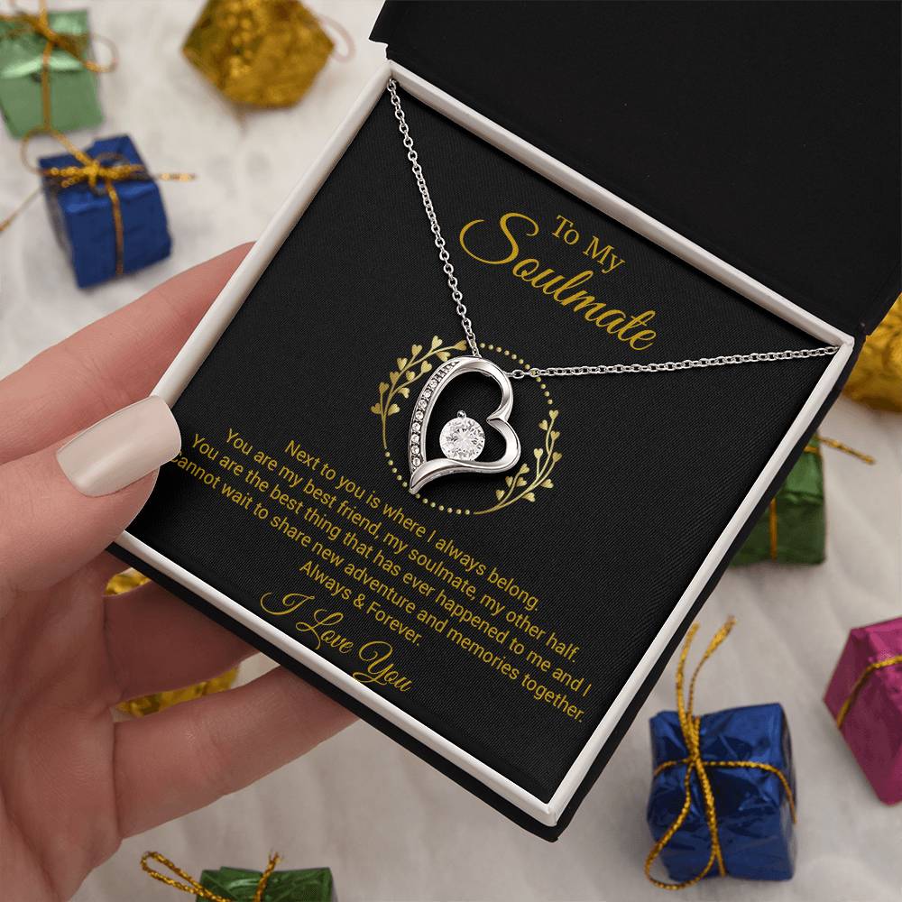 To My Soulmate Necklace, Gift For Soulmate, Anniversary Gift, Christmas Gift 23_11