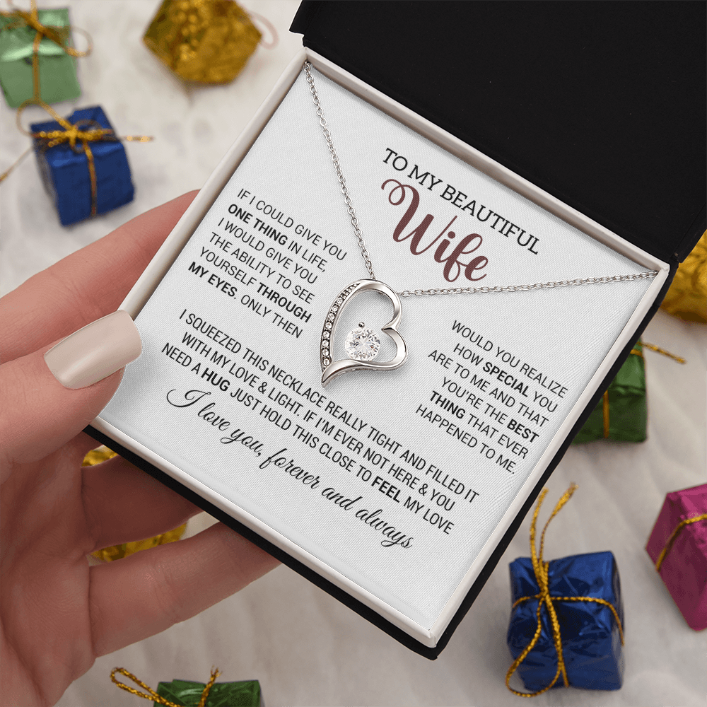 To My Wife Necklace, Gift For Wife, Anniversary Gift For Wife, Christmas Gift 26_9