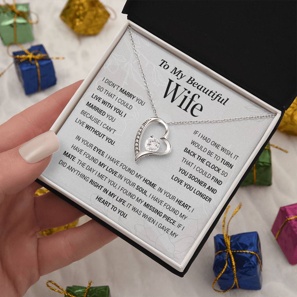 To My Wife Necklace, Gift For Wife, Anniversary Gift For Wife, Christmas Gift 27_11_HoaVan