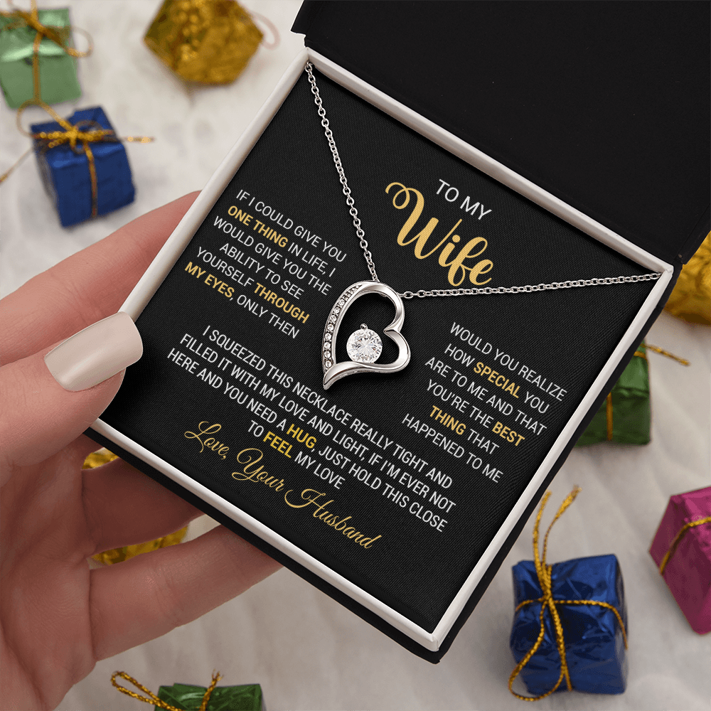 To My Wife Necklace, Gift For Wife, Anniversary Gift For Wife, Christmas Gift 25_9