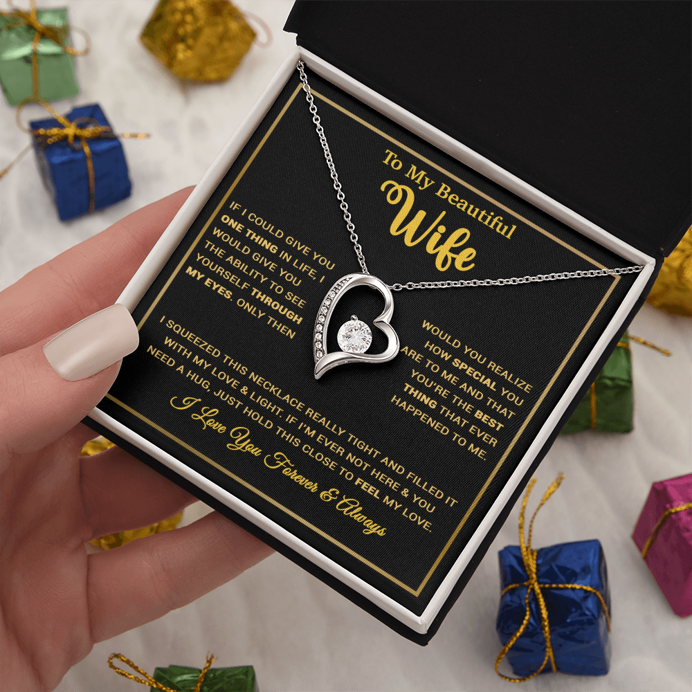 To My Wife Necklace, Gift For Wife, Anniversary Gift For Wife, Christmas Gift 30_11