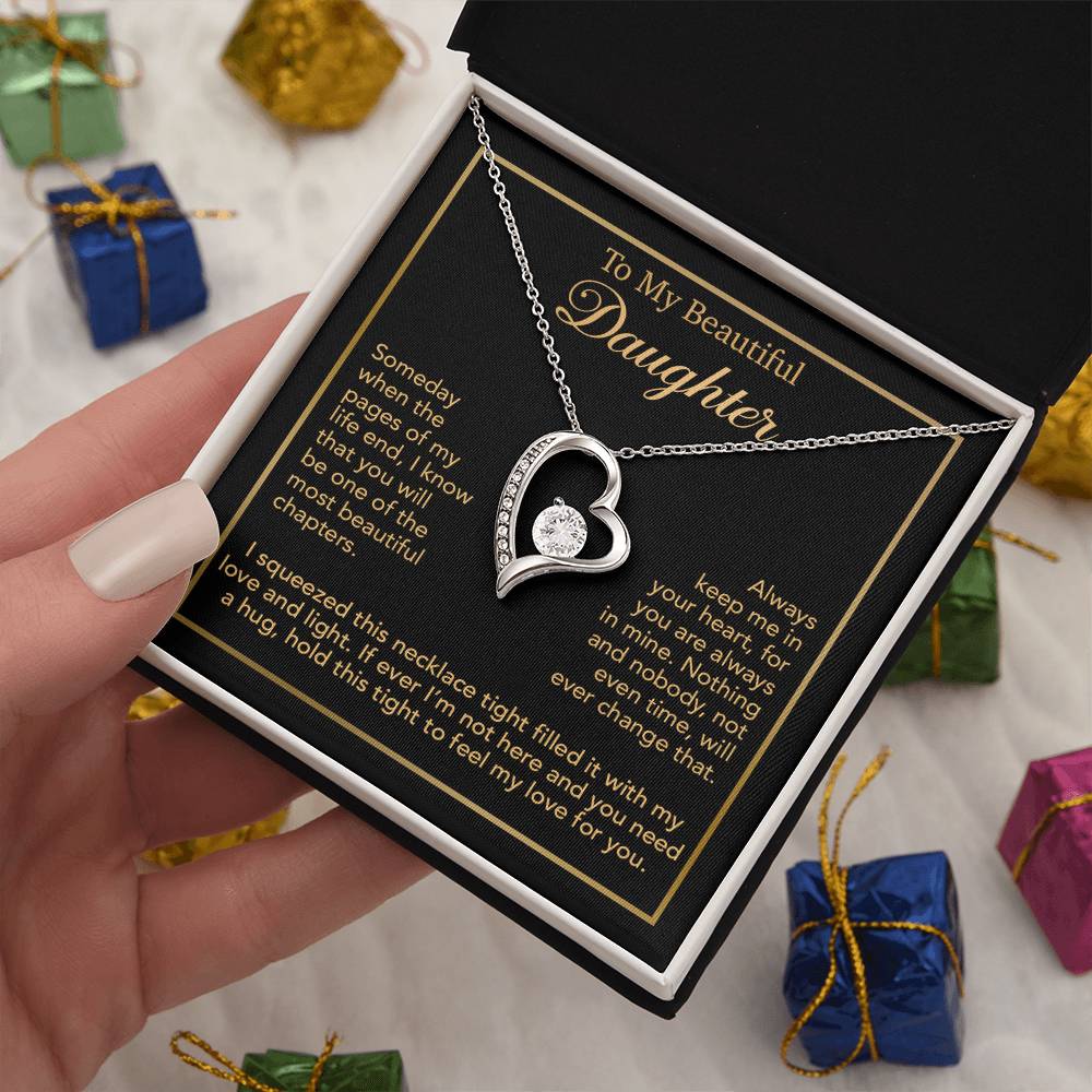 To My Daughter Necklace, Gift For Daughter From Dad, Daughter Father Necklace 14_11