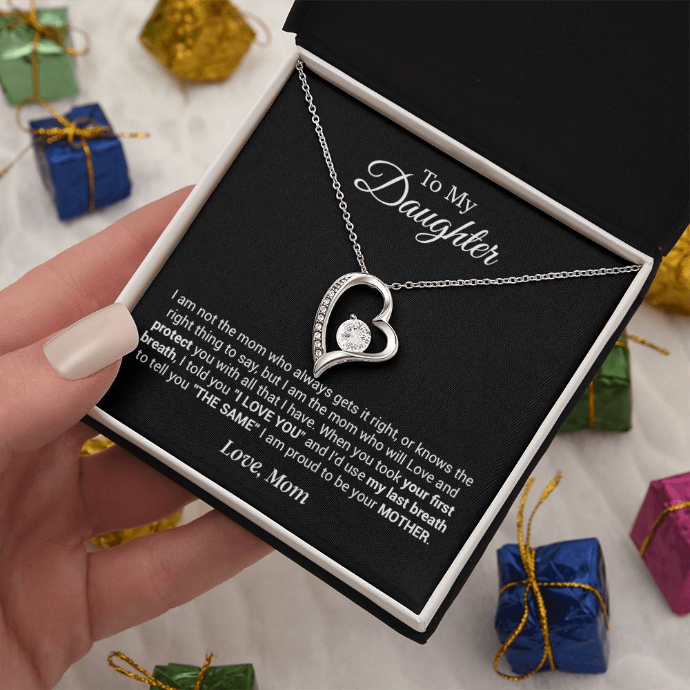 To My Daughter Necklace, Gift For Daughter From Mother, Mother's Day Gift