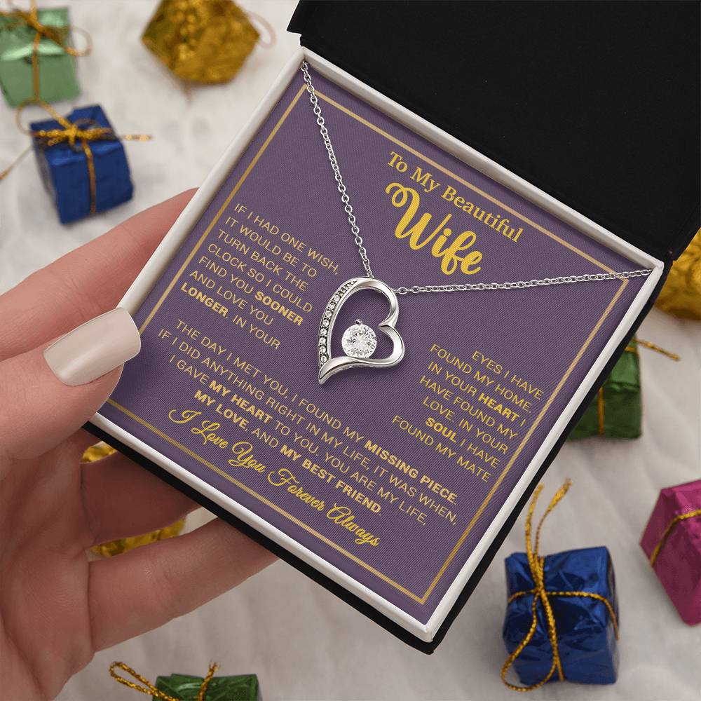 To My Wife Necklace, Gift For Wife, Anniversary Gift For Wife, Christmas Gift 27_9_Tim