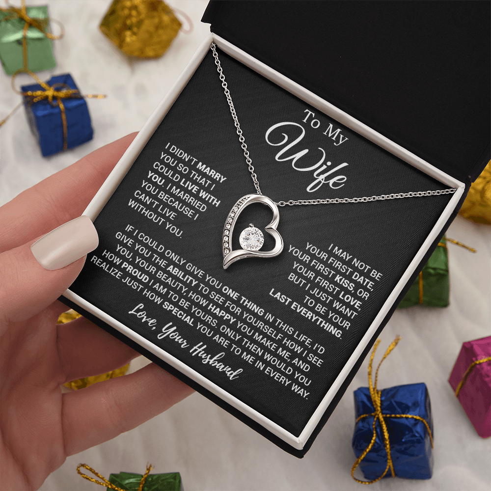To My Wife Necklace, Gift For Wife, Anniversary Gift For Wife, Necklace For Wife 27_3
