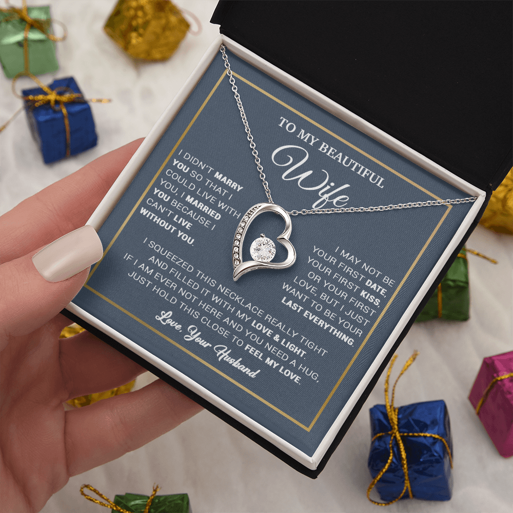 To My Wife Necklace, Gift For Wife, Anniversary Gift For Wife, Christmas Gift 13_12