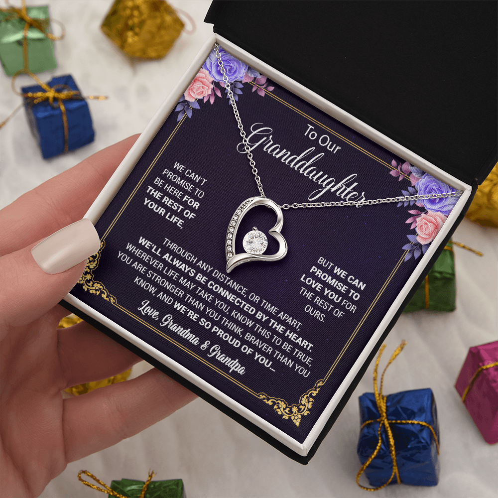 To Our Granddaughter Necklace, Birthday Gift For Granddaughter, Jewelry Gift from Grandparents 13_5