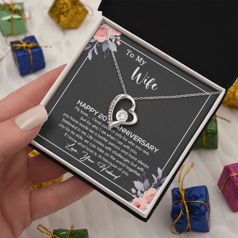 20th Anniversary Gift For Wife Necklace, 20 Year Anniversary, 20th Wedding Gift _11_11