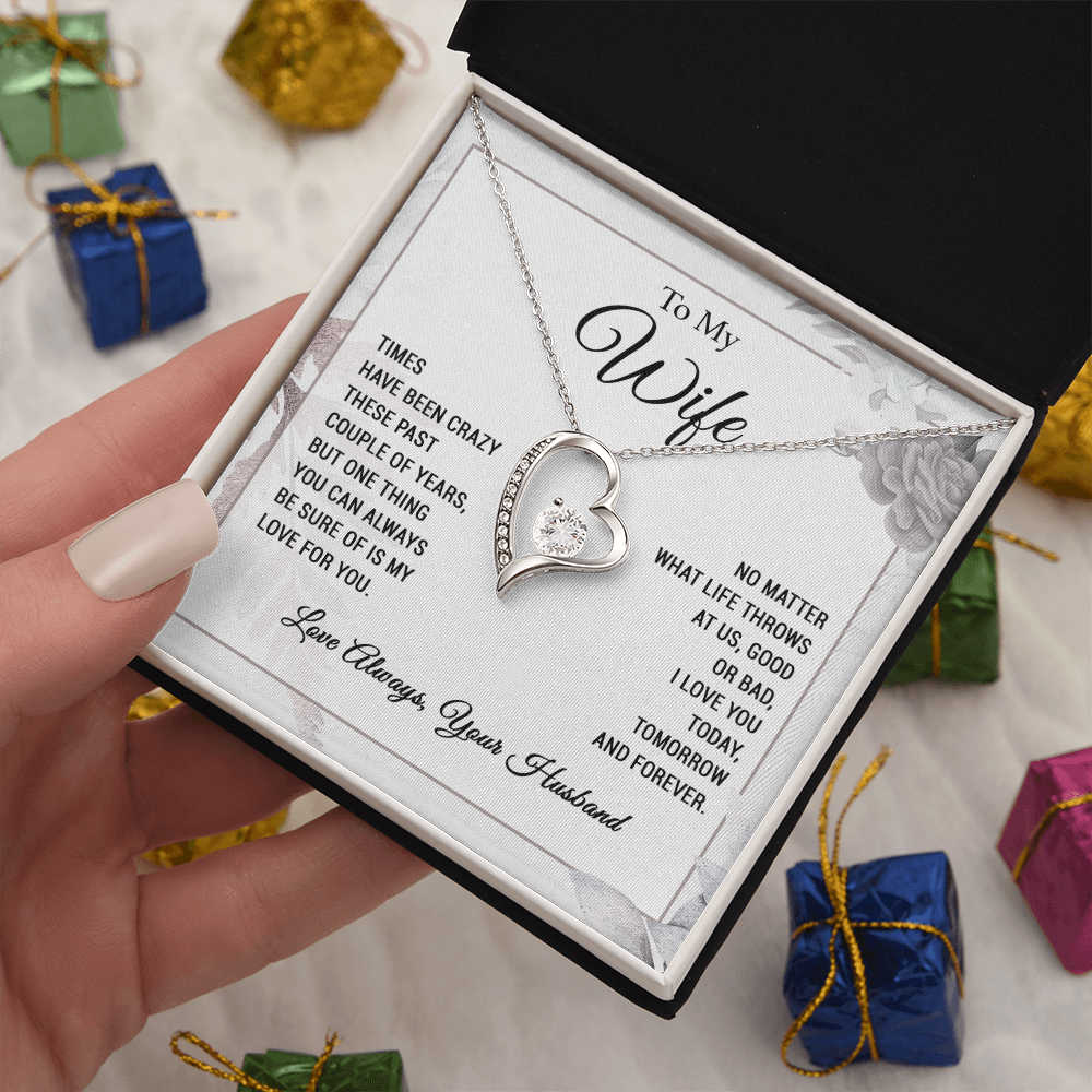 To My Wife Necklace Wife Gift from Husband, Anniversary Gift, Wife Birthday