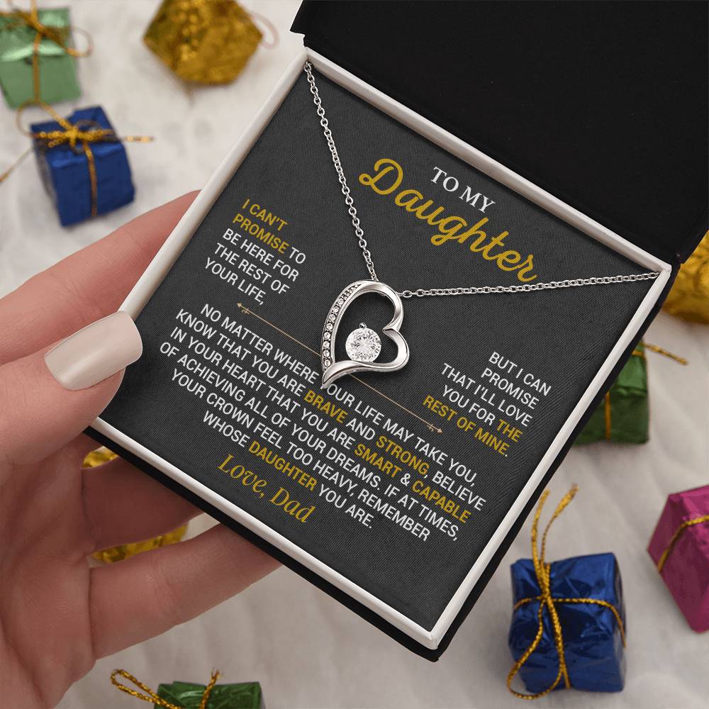 To My Daughter Necklace, Gift for Daughter from Dad,Daughter Father Necklace 7_10