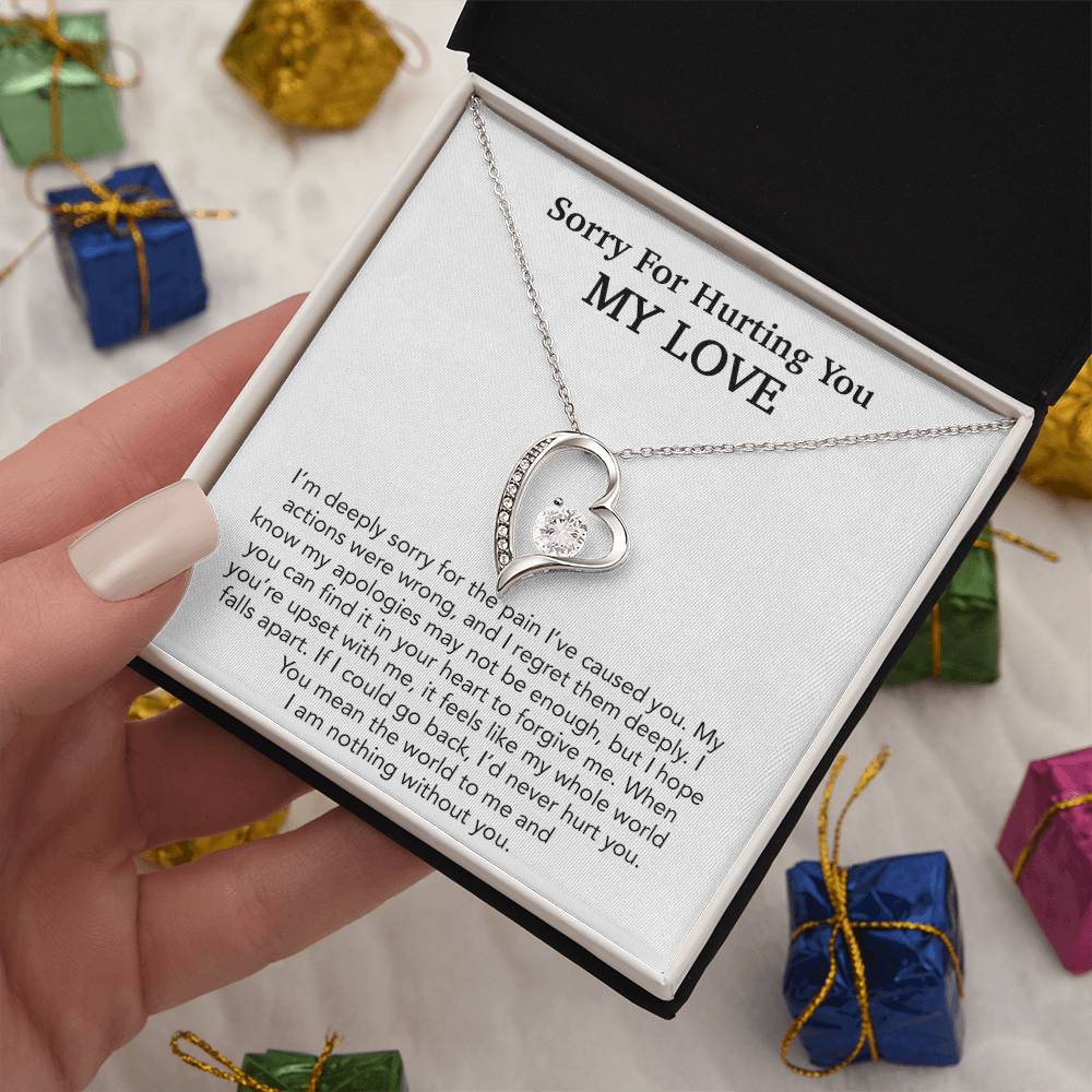 I'm Sorry Necklace Gift, Apology Gift For Her, Forgiveness Gift 29_10