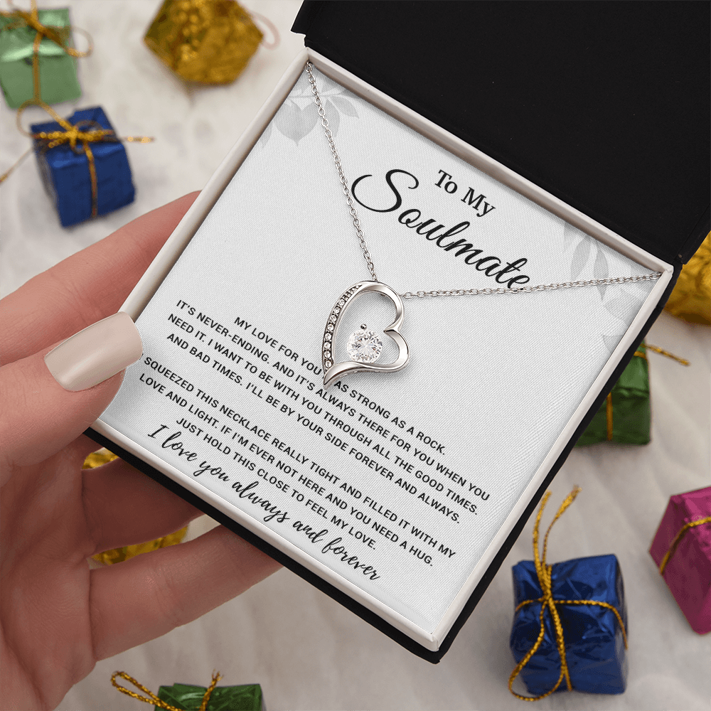 To My Soulmate Necklace Gift For Wife Girlfriend Birthday Anniversary Christmas 6_1
