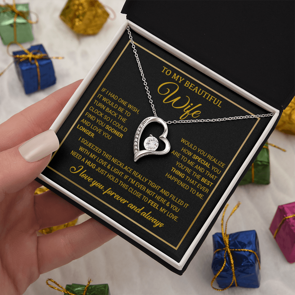 To My Wife Necklace, Christmas Gifts For Women, Anniversary Gift For Wife 19_11