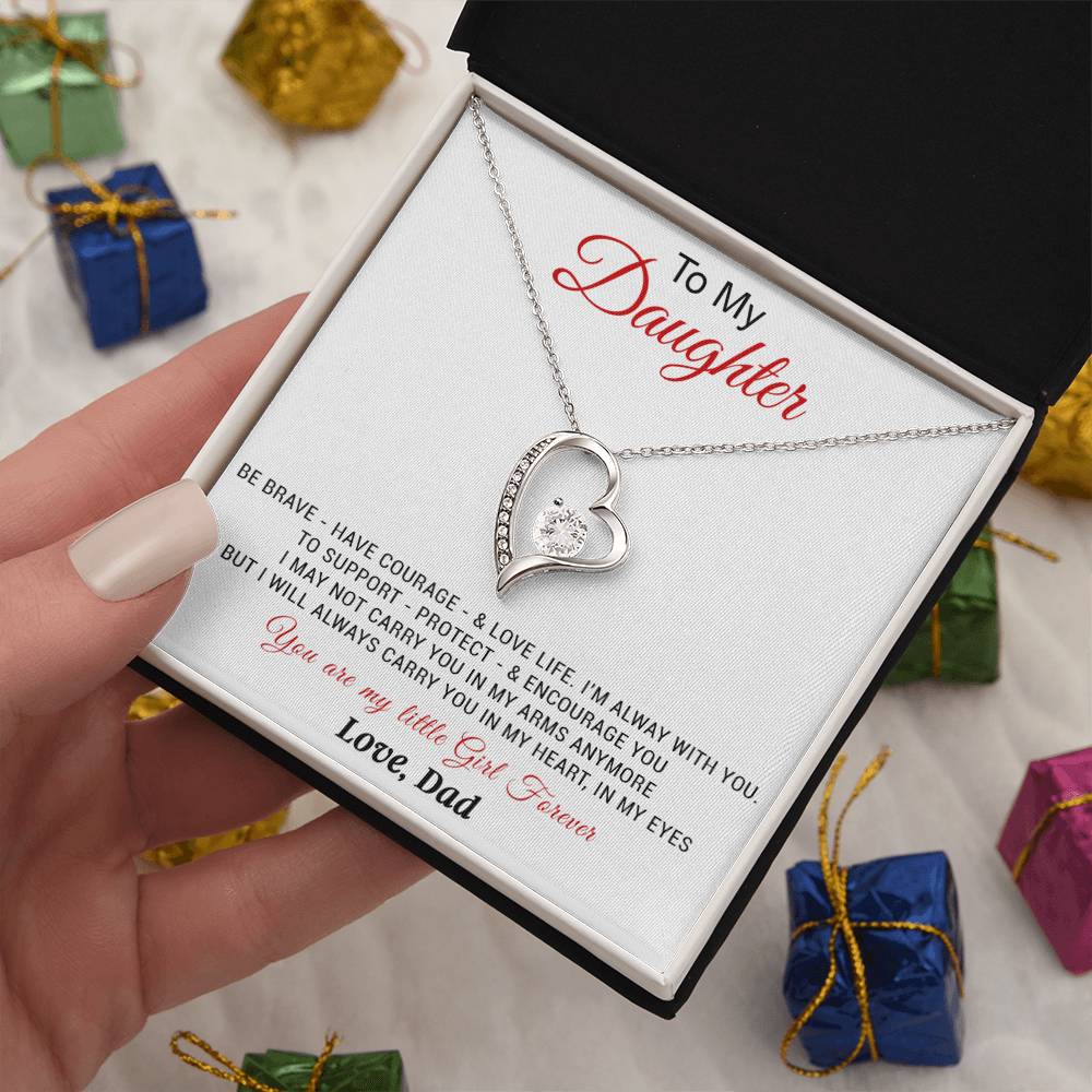 To My Daughter Necklace, Daughter Father Necklace, Daughter Gift from Dad 20_11