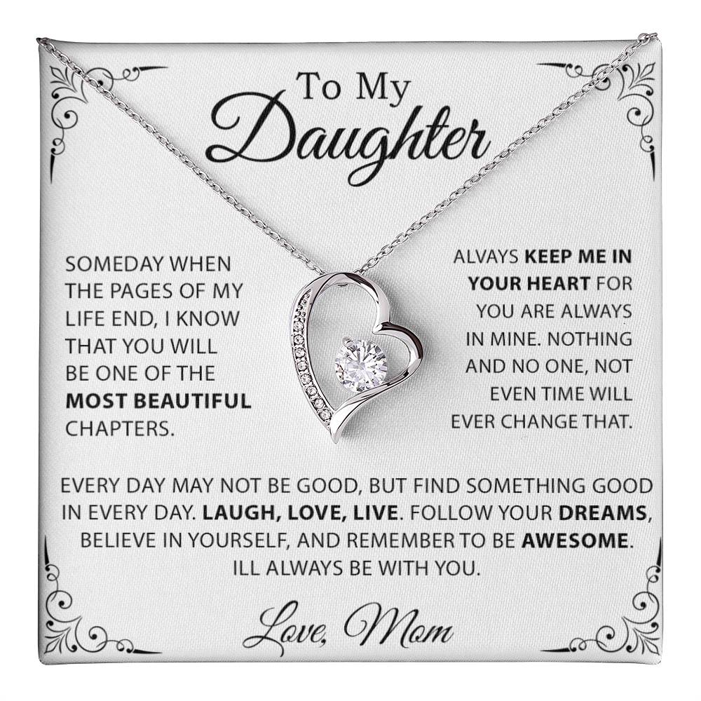 To My Daughter Necklace, Gift for Daughter from Mom, Mother Daughter Necklace 20_10