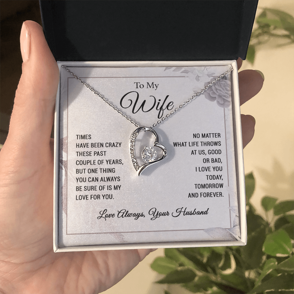 To My Wife Necklace Wife Gift from Husband, Anniversary Gift, Wife Birthday