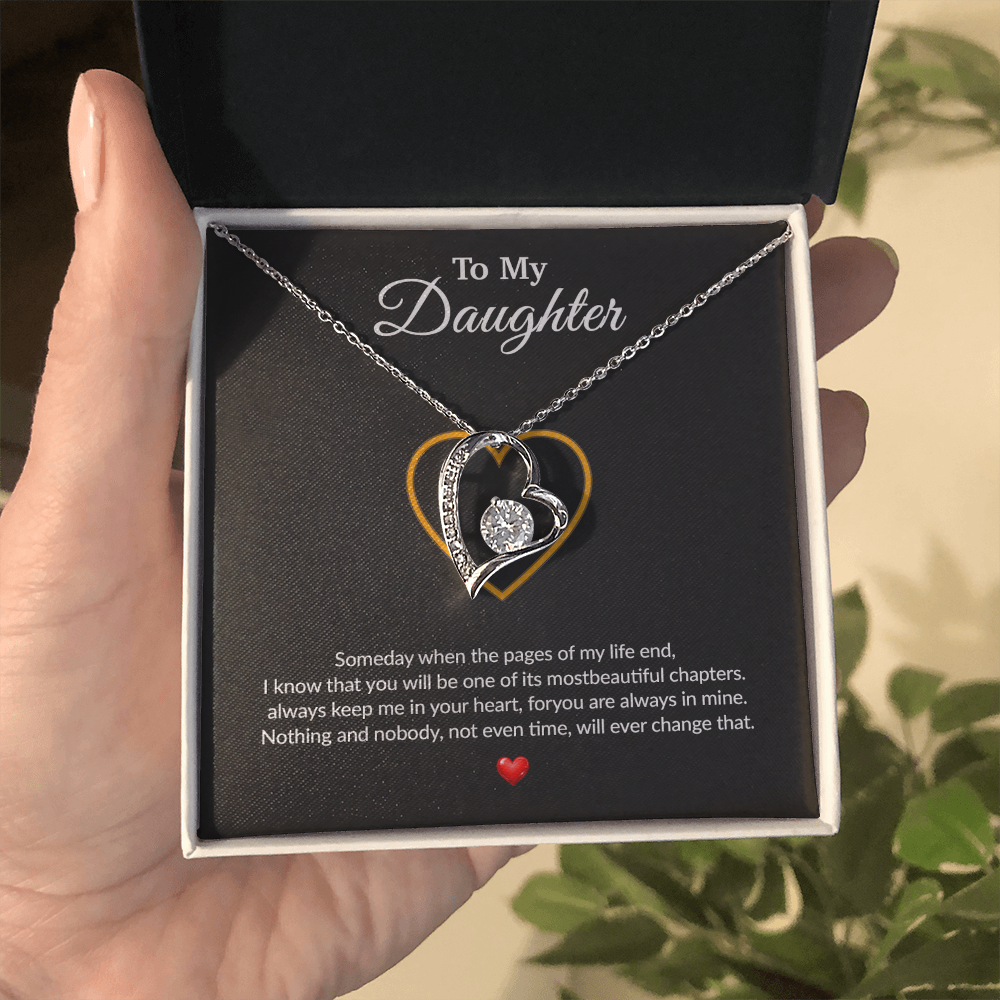 To My Daughter Necklace, Gift for Daughter from Dad, Father Daughter Necklace