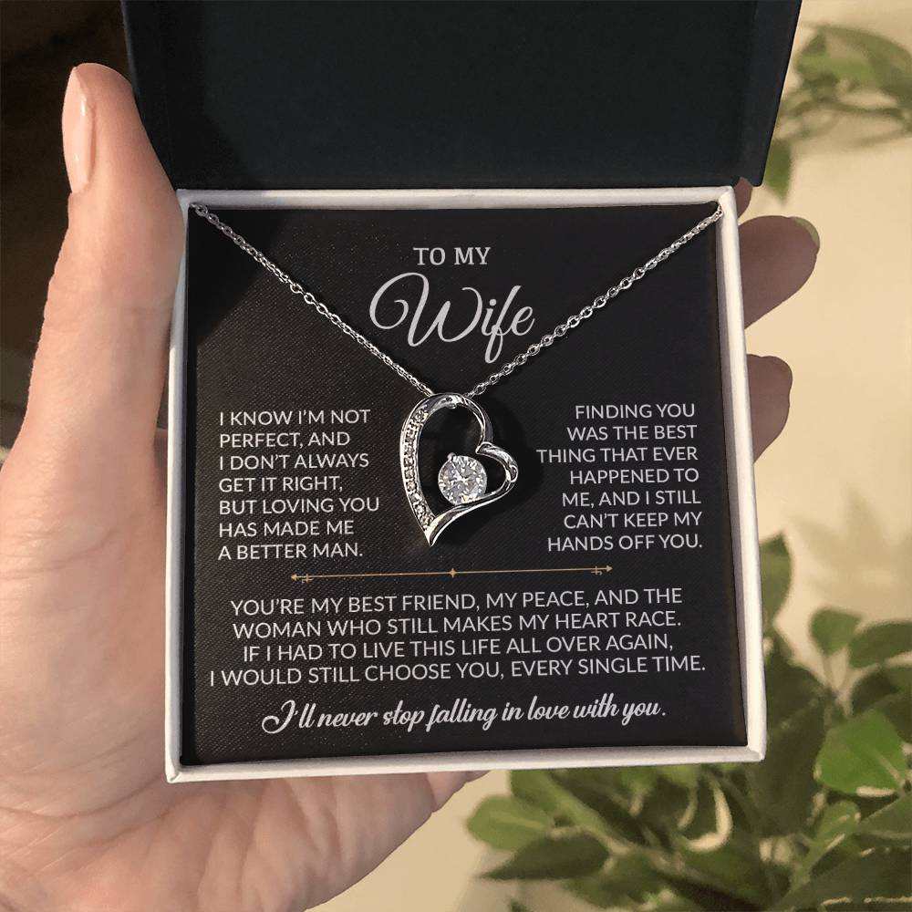 To My Wife Necklace, Gift For Wife, Anniversary Gift For Wife, Necklace For Wife