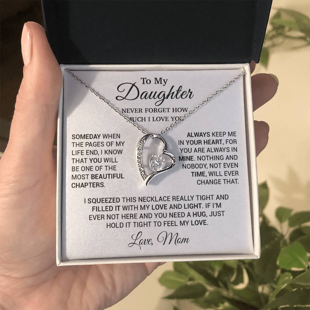 To My Daughter Necklace, Daughter Mother Necklace, Daughter Gift From Mom 23_10