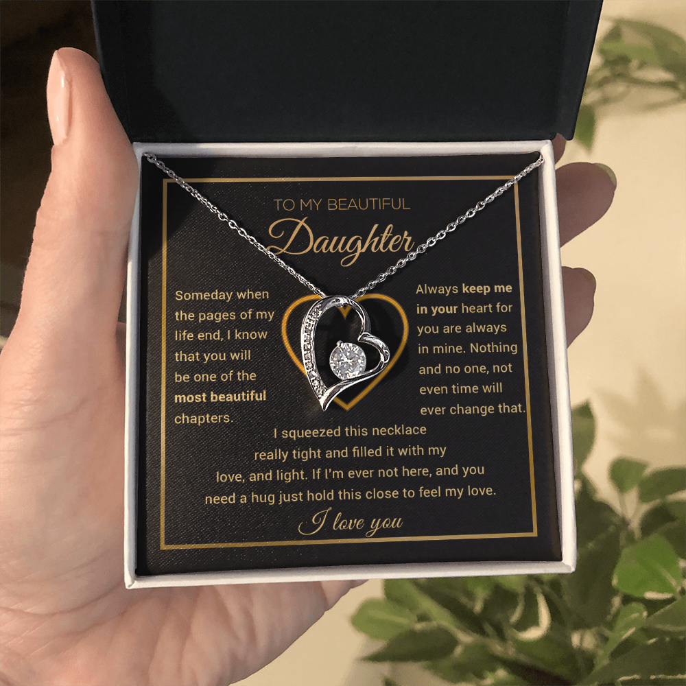 To My Daughter Necklace, Daughter Gift from Dad, Mom, Daughter Birthday Gift, Christmas Gift 13_11