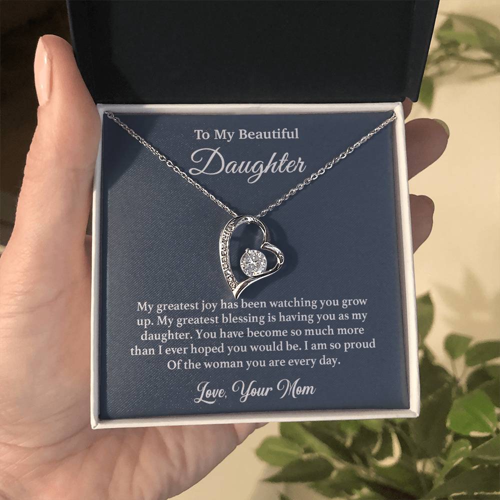 To My Daughter Necklace, Daughter Mother Necklace, Daughter Gift From Mom 24_4