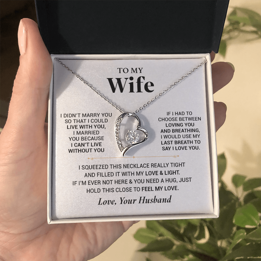 To My Wife Necklace, Christmas Gift For Wife, Christmas Gifts For Her, Wife Gift 20_7