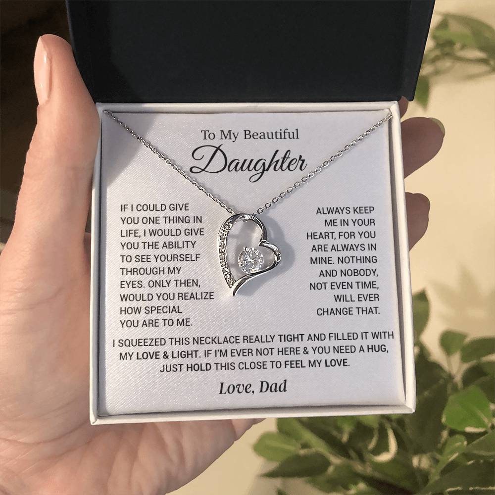 To My Daughter Necklace, Daughter Father Necklace, Daughter Gift From Dad 24_11