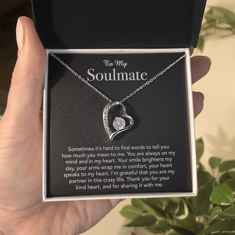 To My Soulmate Necklace, Gift For Wife, Anniversary Gift, Christmas Gift 3_5