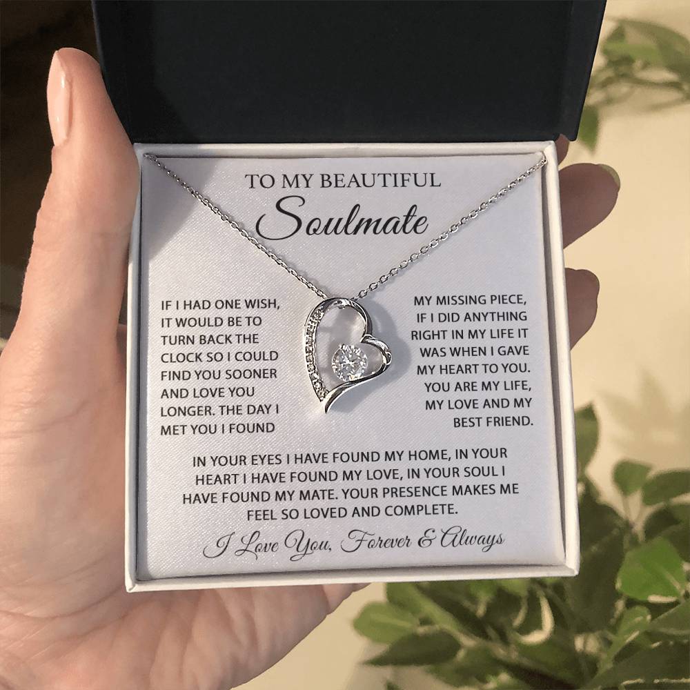 To My Soulmate Necklace, Gift For Girlfriend Wife, Birthday Gifts Christmas Gifts 4_11
